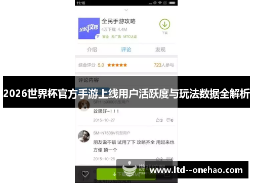 2026世界杯官方手游上线用户活跃度与玩法数据全解析